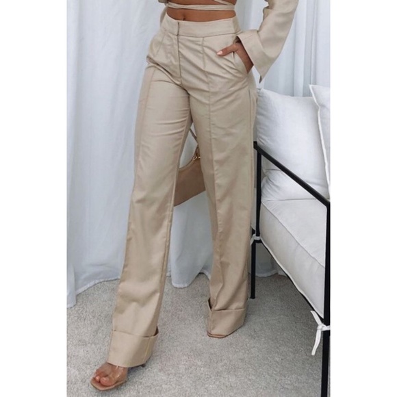 Two-piece Tailored Pants & Crop Blazer Set XS NWT - Picture 4 of 4